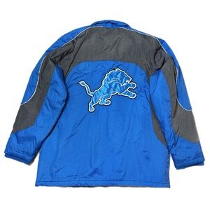 NFL Detroit Lions Nylon Men’s Full Zip Jacket Size M
